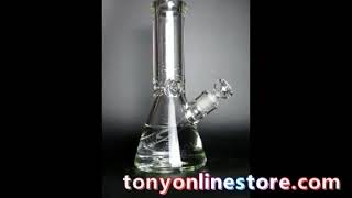 8 Glass Water Bubbler/Green