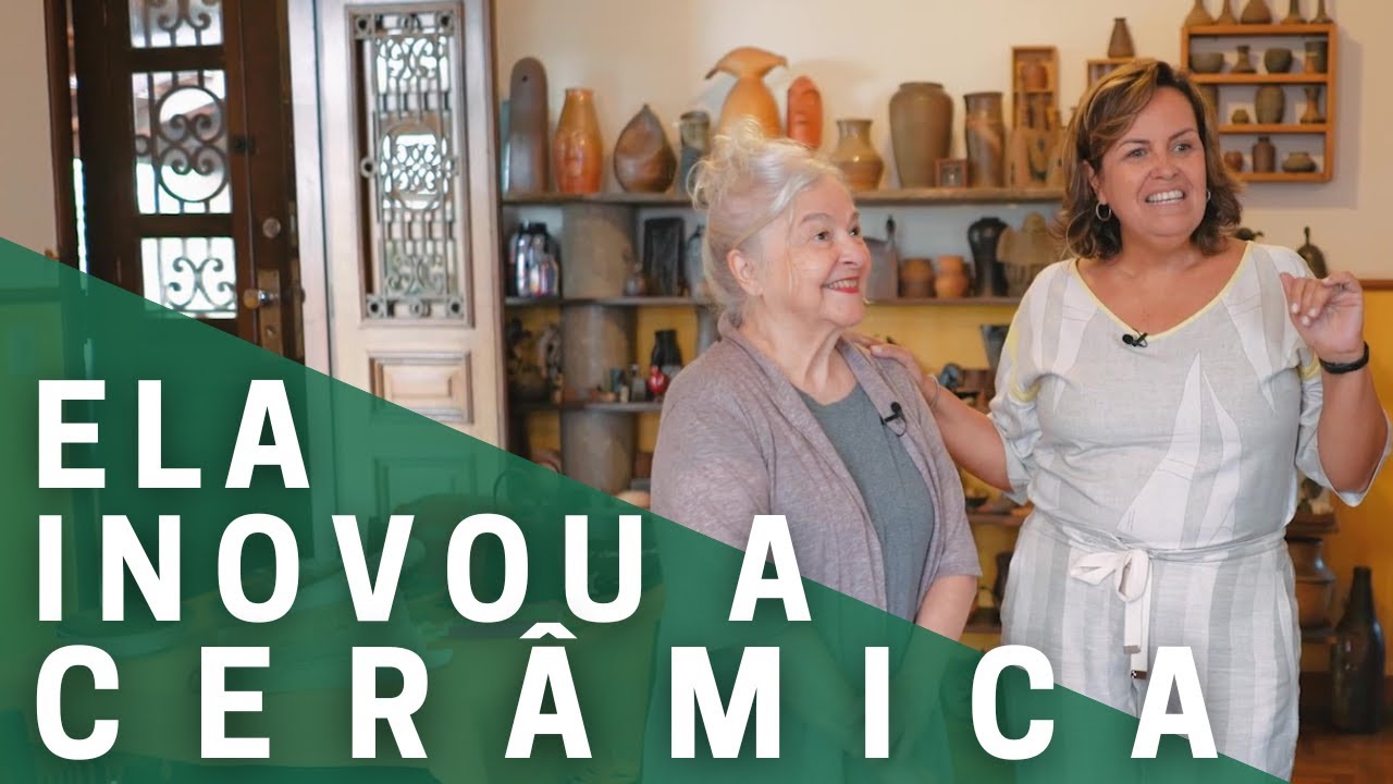 Ela revolucionou a cerâmica com técnica incrível! Visitamos o atelier de Erli Fantini