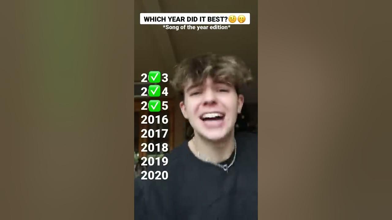 👆 WHICH YEAR DID IT BEST?🤨- Song of the year edition🤪🤭 #shorts #viral #songtest