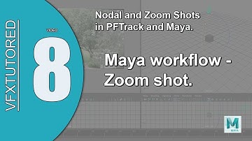 PFTrack 2017 Tutorial - Starter Level - Preview Video 8 - Maya Workflow Zoom Shot