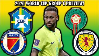 2026 World Cup Group C Preview! #WorldCup #Brazil #Haiti #Morocco #Scotland