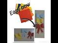Easy paper bow making for Gifts/decorating purpose/very easy/Surprise Hub