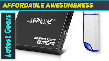 MYPIN 1080P Dual HDMI Media Player with 32GB USB Drive - Unleash HD Content on Dual Displays!