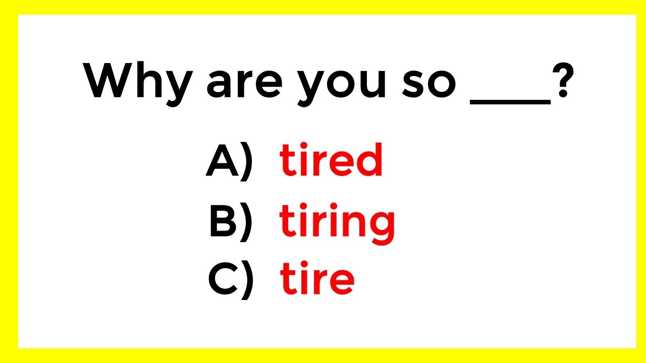 English Grammar Test: 80% Can't Pass This Test - YouTube