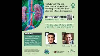 CKD & Hypertension Webinar Series Part 2: eGFR Slope as a Tool to Assess Kidney Function Decline