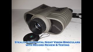 Stealth Cam Digital Night Vision Binoculars with Record Review & Testing screenshot 4