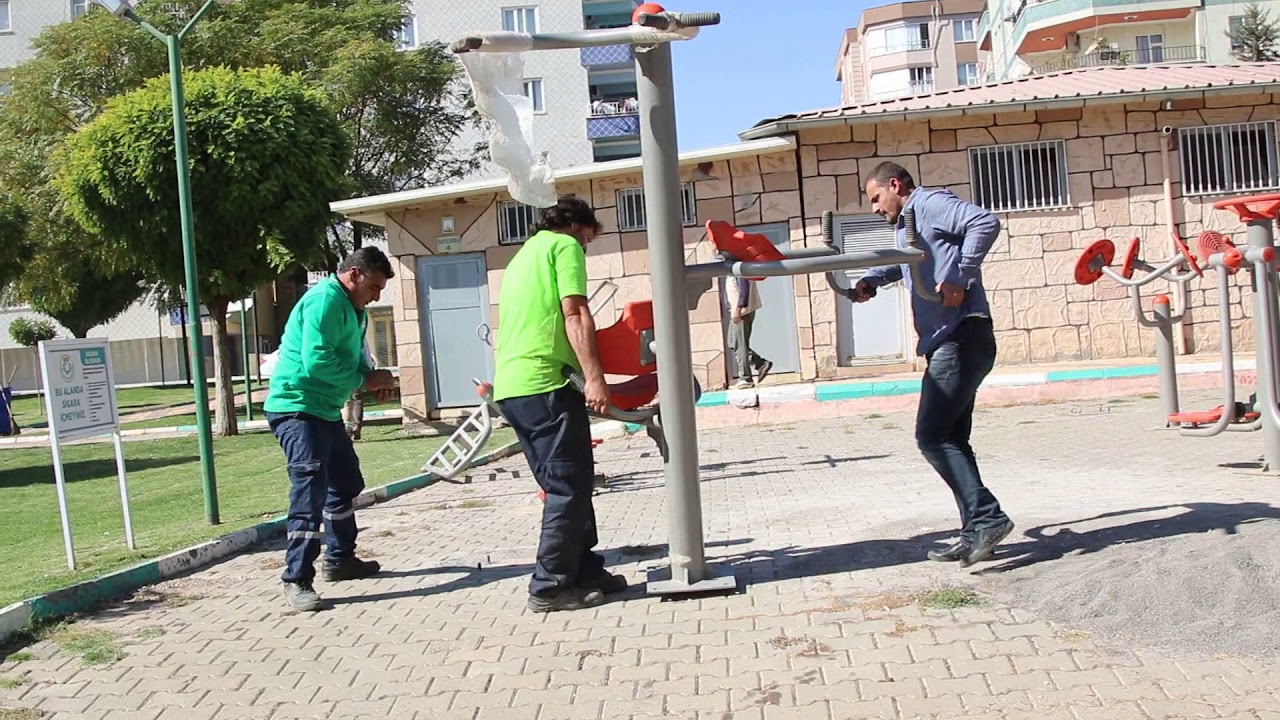 HALİLİYE’DE, PARK VE BAHÇELERDE HUMMALI ÇALIŞMA