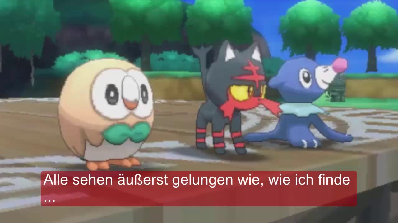 Pokemon Sonne Und Mond Starter Enthullt Robball Flamiau Bauz Youtube