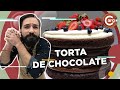 TORTA DE CHOCO CREMA Y FRUTILLAS