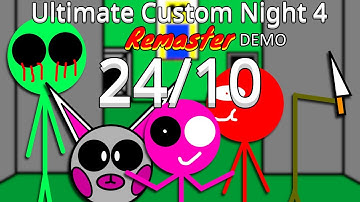 Ultimate Custom Night 4 Remaster (Fan-Made) Demo - 24/10 Mode Complete