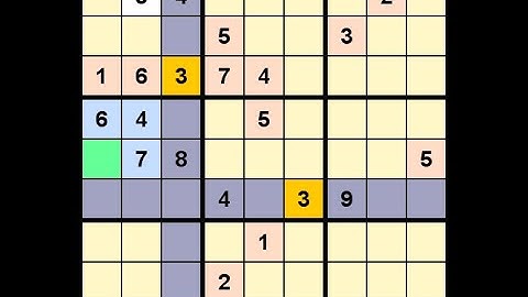 How to Solve Los Angeles Times Sudoku Expert June 19, 2022
