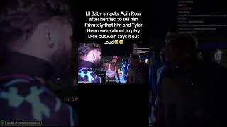 Lil Baby smacks Adin Ross😭😭 #adinross #trending #funny #lilbaby #viral