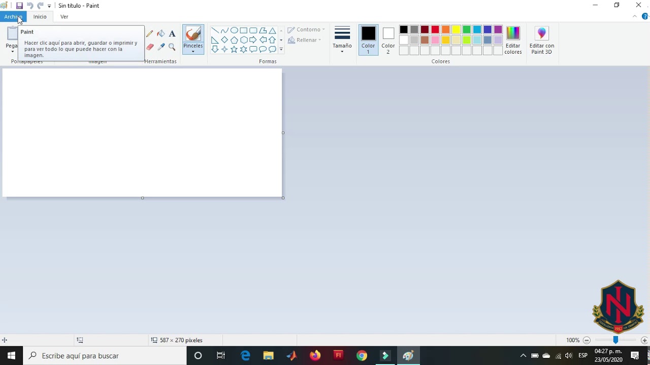 Abrir y Guardar un archivo en Paint YouTube