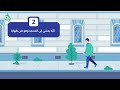هل الأفضل الوضوء للصلاة في البيت أم المسجد سلسلة بيان موشن جرافيك