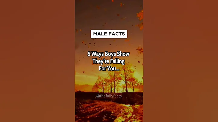 Facts About Male 👦💪5 Signs He's Falling Hard for You  #shorts #subscribe