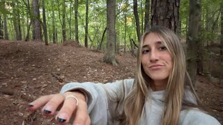 ASMR in the woods at dusk ⋆˙𓍊₊ ⊹˚