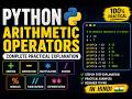 🔥 Python Arithmetic Operators Explained in Hindi | 100% Practical Examples | Beginner to Pro 🚀