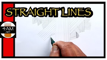 How to Draw STRAIGHT LINES FREEHAND
