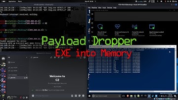 Execute EXE and DLL into Memory | Payload Dropper | malwarekid