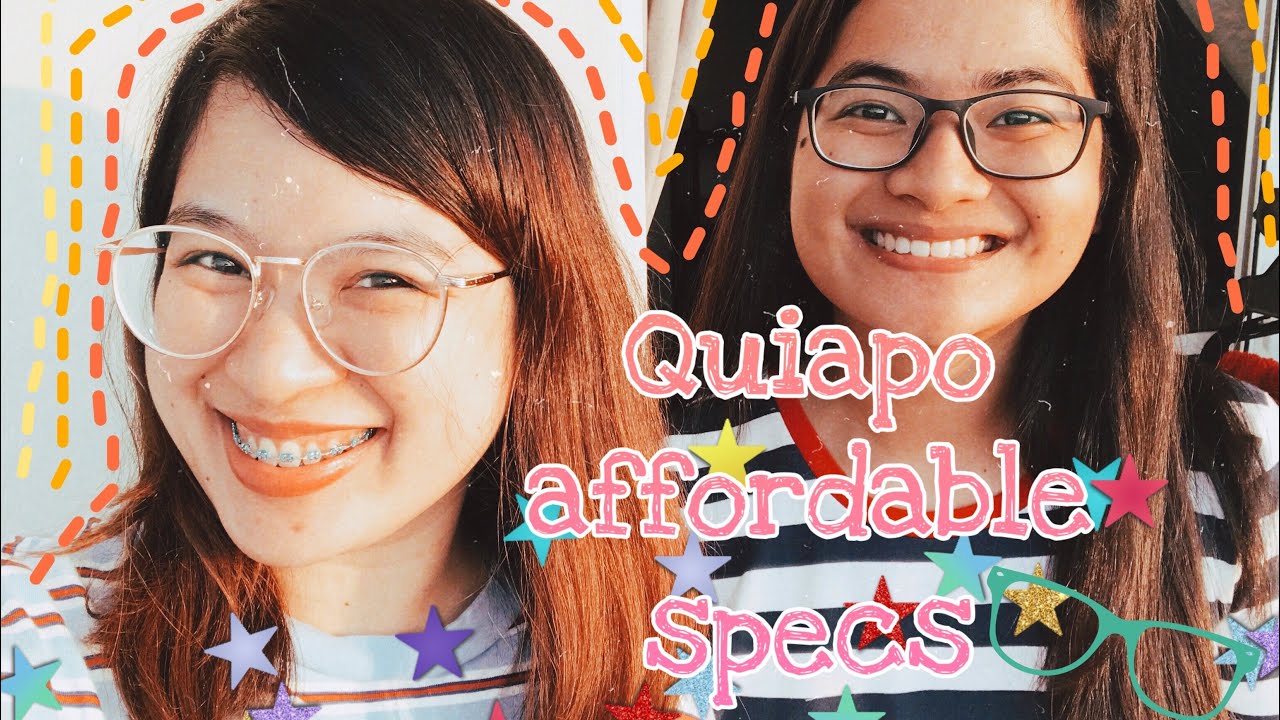 Affordable eyeglasses // Quiapo 🤓 YouTube