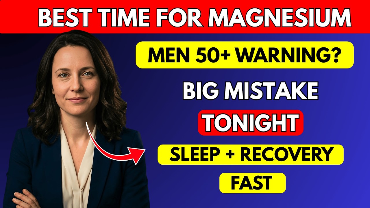 Magnesium for Men 50+: Best Time to Take It (Sleep + Recovery)