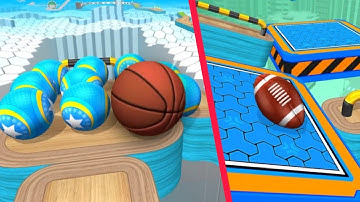 GOING BALLS 🏀High Level🏈 Gameplay Android, iOS (Part 226)
