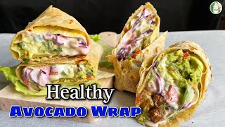 Ultimate AVOCADO WRAP RECIPE | Next level of WRAP | Whole wheat flour Base - Sattvik Kitchen