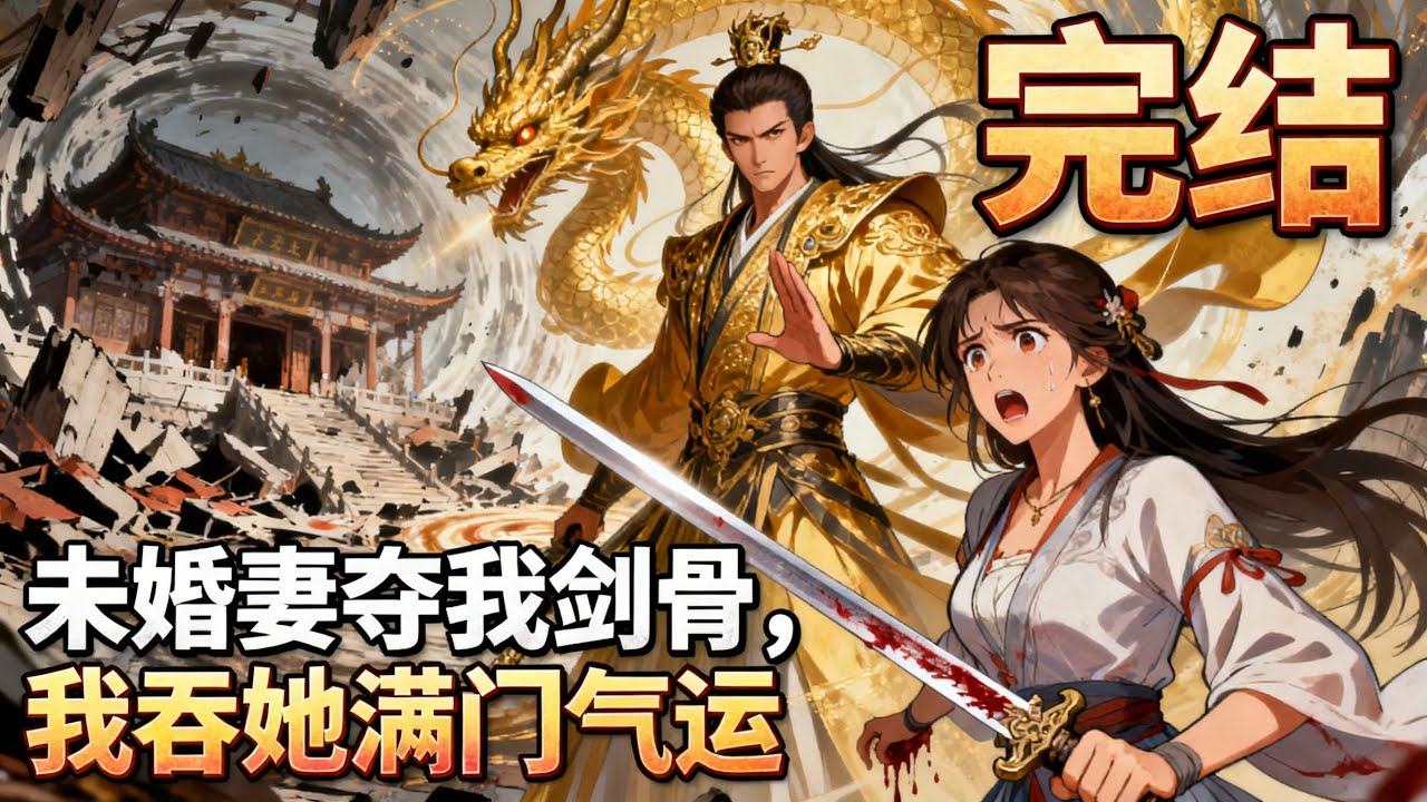 ✨完结✨《未婚妻奪我劍骨，我吞她滿門氣運》大婚夜被未婚妻抽走劍武魂淪爲笑柄，卻不知我乃天帝重生，一手吞天訣專治各種不服，從此你孫家天驕的氣運，都是我登臨絕巔的養料！#小說推荐#玄幻#修仙#漫畫解說