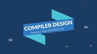 PYQ #2 - Syntax Directed Translation (SDT) | Compiler Design (English) | KTU | NET | GATE