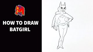 How to Draw Batgirl Easy