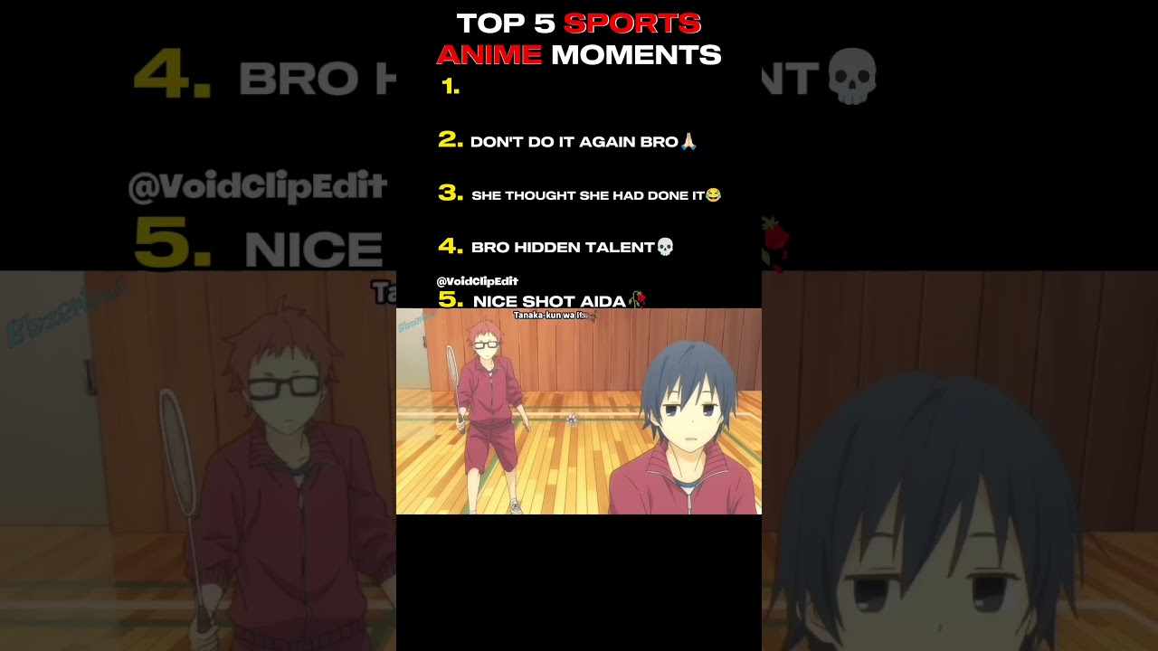 RANKING SPORTS ANIME MOMENTS 