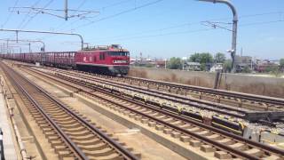 日本海縦貫線貨物列車4076レ 牽引機：EF510-11