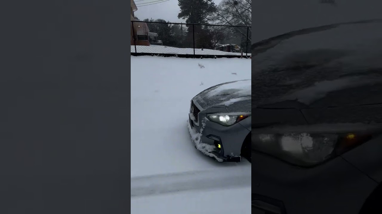 Q50 400r AWD on snow