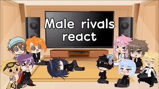 Male rivals react to Ayano dancing | GachaStudio Luna