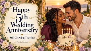 Happy 5th Wedding Anniversary 💛💍 Five Years, Still Growing Together