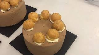 Profiterollü Pasta Pasta Sanatı