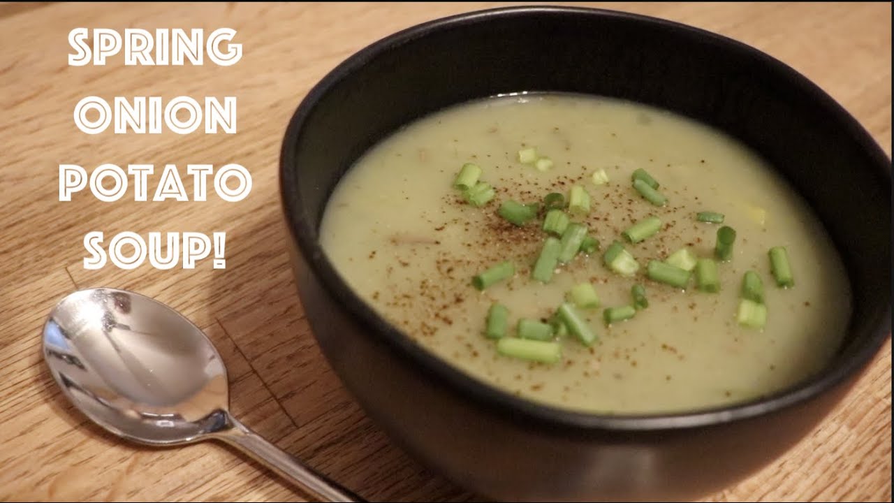 Spring Onion Potato Soup! YouTube