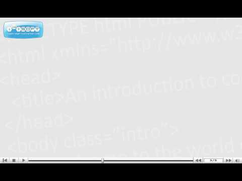 A Basic Intro to xhtml