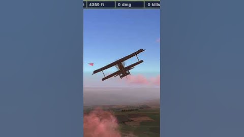 Fokker D.7 dogfighting Sopwith Pup, Lag displacement roll in WW 1 aerial fight