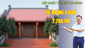 Cập Nhật Tiến Độ Thi Công Công Trình Từ Đường 3 Gian Bê Tông Giả Gỗ Tại Hà Nội | Từ Đường Kisato