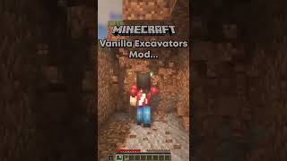 Vanilla Excavators Mod!⚒️ #minecraft #minecraftmods #achzach 161