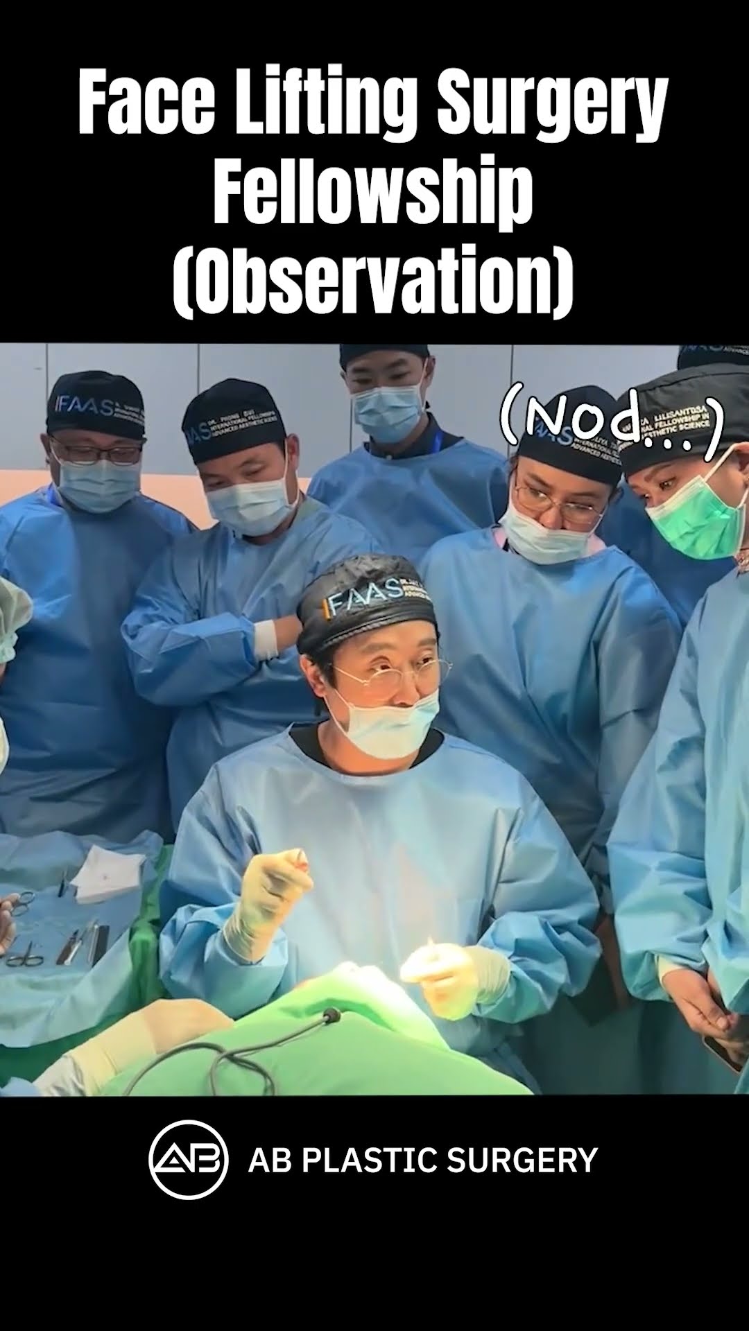Face Lifting Surgery Fellowship #abplasticsurgery #koreaplasticsurgery #koreabeauty