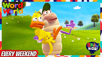 Word World | Duck's Family Reunion | Akili Kids!