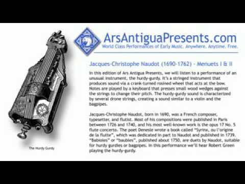 Jacques-Christop...  Naudot (ca. 1690-1762) -- Menuets I & II