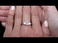 3 Stone Meghan Diamond Engagement Ring in 18K Gold 3 Stone Meghan Diamond Engagement Ring in 18K Gold