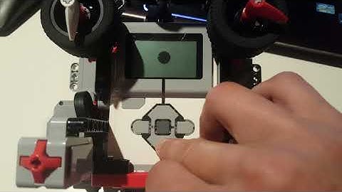 EV3 Circle radius controlled by brick buttons