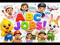 ABC Jobs Song for Kids 🌈 Learn Occupations A to Z with Chicky & Benny #preschoollearning #alphabet