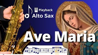Ave maria - Playback + Partitura [Sax Alto Eb]