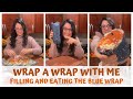 FILL &amp; WRAP the BLUE wraps with me! Raw food gluten free high fiber vegan wraps