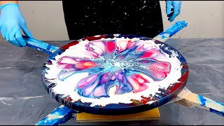 WOW!~18 Lazy Susan~Acrylic Pouring~Fluid Art~352
This week I wanted to go bigger with my Lazy Susan so today im doing an 18 Round I bought from Home Depot. These colors are gorgeous and the finished result before the resin top coat is fantastic. I cant wait for you to see this beauty.
Ways you can help support me and my art journey is not only by watching, commenting and sharing my videos but you can follow me on all my social media accounts. If you enjoy watching my art journey, please hit that like button. If youre a new watcher, hit that Subscribe button and the notification bell to be alerted to new video content.
If you would like to make a monetary donation of support, you can do that to my Paypal account using the following link.
https://www.paypal.com/paypalme/BrianCeglarski
I hope you enjoy this piece as much as I do. Let me know what you think in the comments below.
Video 352
18 inch Wood Round
Colors Used
Pebeo - Red Blue
Pebeo - Blue Green
Arteza - Gold
Arteza - Violet
TLP - Sapphire
Base Paint - PPG Multi-Pro in Eggshell
Pouring Medium:
Sherwin Williams Infinity Base C In Semi-Gloss, Varathane Triple Thick Water-based Gloss Polyeurathane mixed 2:1 paint to varnish. Add water if needed for consistency.
Colors:
1/2 teaspoon of paint to 2 ounces of pouring medium. If too thick, add a few drops of water.
Cell Activator: Mix 2 parts Australian Floetrol to 1 part Amsterdam Paint.
Australian Floetrol
Amsterdam Titanium White
Website: www.studio15acrylics.com
Etsy: https://www.etsy.com/shop/Briansuppervalleyart
Instagram: https://www.instagram.com/studio_15_acrylics/
Facebook: https://www.facebook.com/Studio15Acrylics/
TikTok: https://www.tiktok.com/@studio15acrylics?lang=en
Email: Studio15Acrylics@gmail.com
********Lets Resin********
US website: https://letsresin.com/?ref=HPSgmvclZ_4-aK&utm_source=goaffpro
Get 10% off your order~Promo Code: Brian10
1 Gallon Epoxy:https://bit.ly/498jdX8
Leveling table:https://bit.ly/47NuoUf
Auto mixer:https://bit.ly/42elDkJ
Mixer:https://bit.ly/3SxjCNi
Music Provided by Epidemic
#fluidart #acrylicpouring #art #studio15acrylics WOW!~18 Lazy Susan~Acrylic Pouring~Fluid Art~352